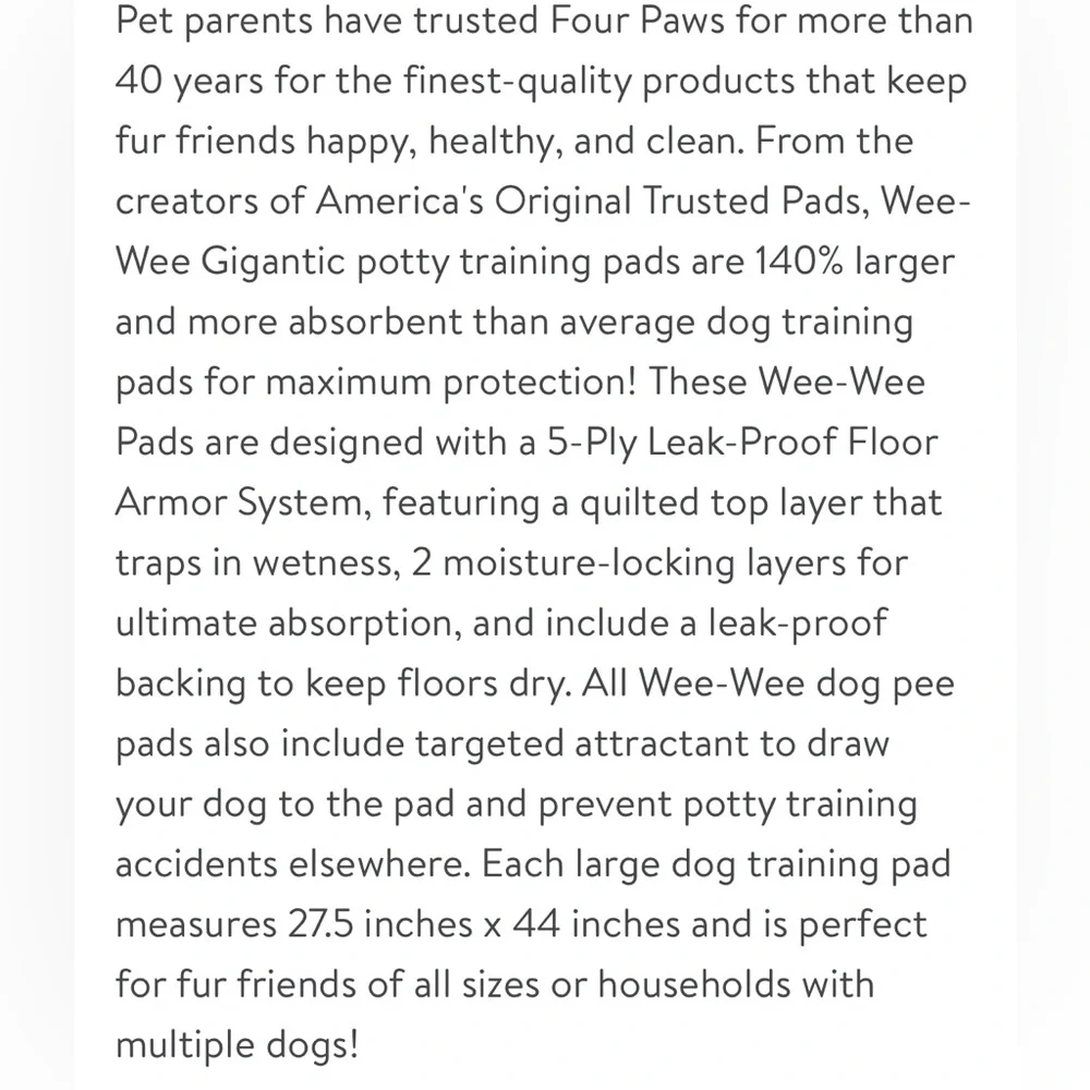 Wee Wee Pads XL🐾